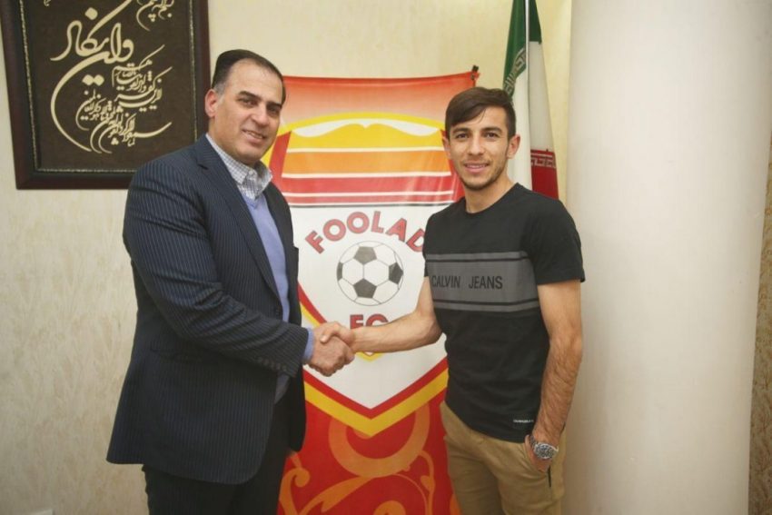 فرشاد احمدزاده به فولاد پیوست (+عکس)