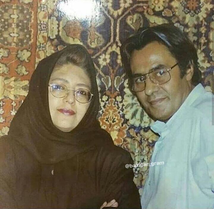 مرحوم خسرو شکیبایی و همسرش (عکس)