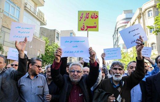 تجمع بزرگ کارگران به مناسبت روز جهانی کارگر