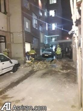 انفجار شدید یک ساختمان در تهران با ۹ مجروح (+عکس)