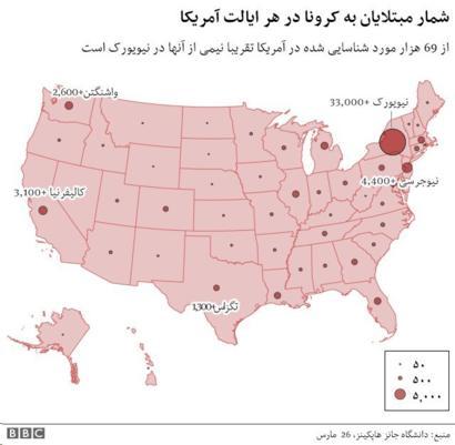 تعداد مبتلایان کرونا از ۱۰۰ هزار نفر گذشت