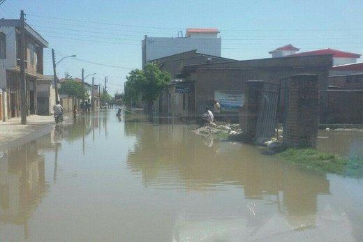 طغیان گرگان‌رود، سیل را به روستاهای گمیشان برد