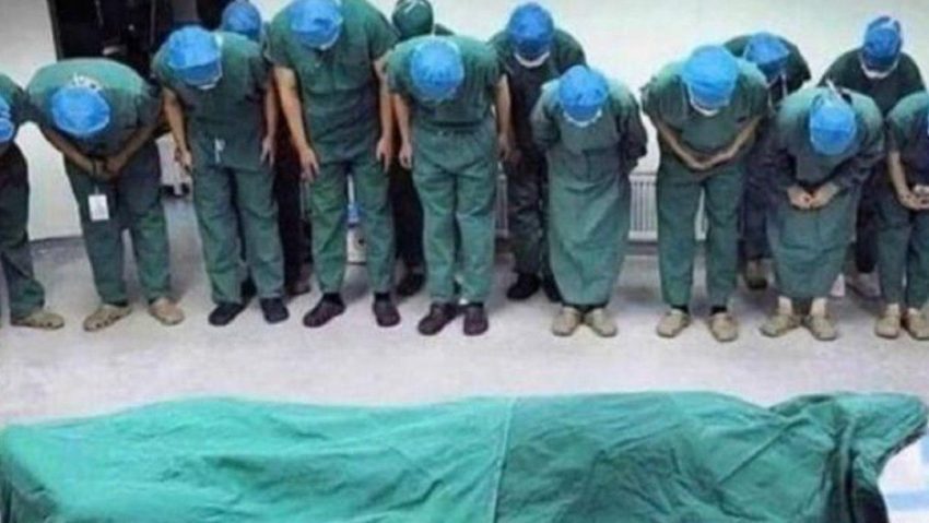 تکذیبیه – تعظیم کادر درمان به پیکر شجریان صحت ندارد!