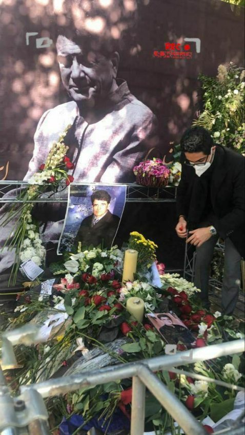 حضور خانواده استاد شجریان بر مزار ایشان/ عکس|خبر فوری