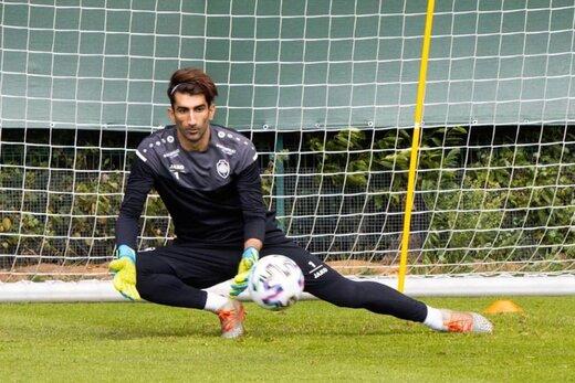 دختر بیرانوند در تمرین آنتورپ/ عکس