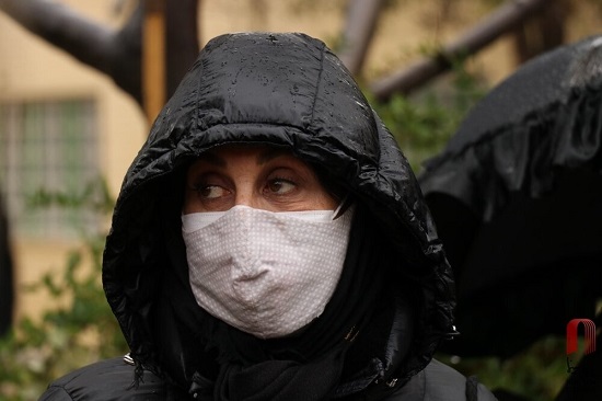 فاطمه معتمدآریا در مراسم خاکسپاری پرویز پورحسینی/ عکس|خبر فوری