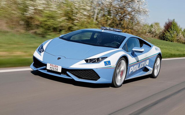 ۱۰ خودروی لوکس پلیس در دنیا|خبر فوری