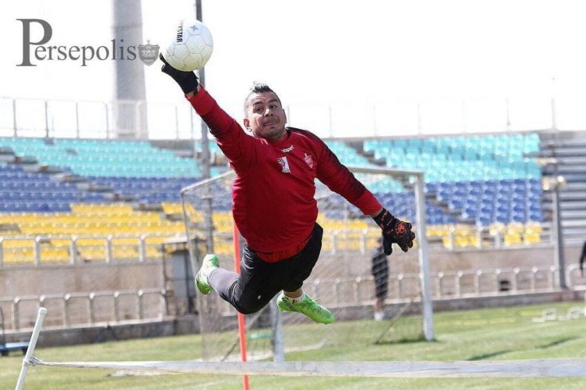 کل‌کل حامد لک و رادوشوویچ در تمرین پرسپولیس