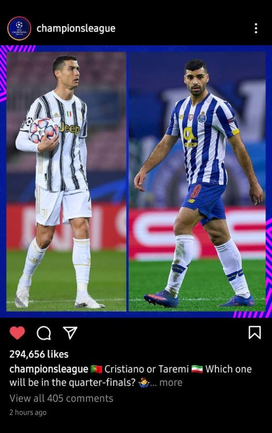 طارمی و رونالدو دوشادوش هم در پوستر بازی امشب/ عکس|خبر فوری طارمی و رونالدو دوشادوش هم در پوستر بازی امشب/ عکس|خبر فوری