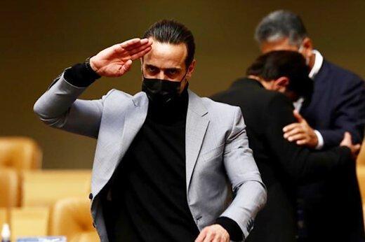 واکنش علی کریمی به اظهارات عزیزی خادم/عکس