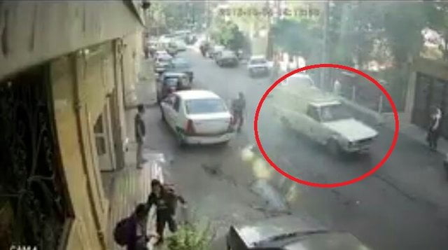 Image result for ‫دستگیری راننده‌ وانت جنجالی‬‎