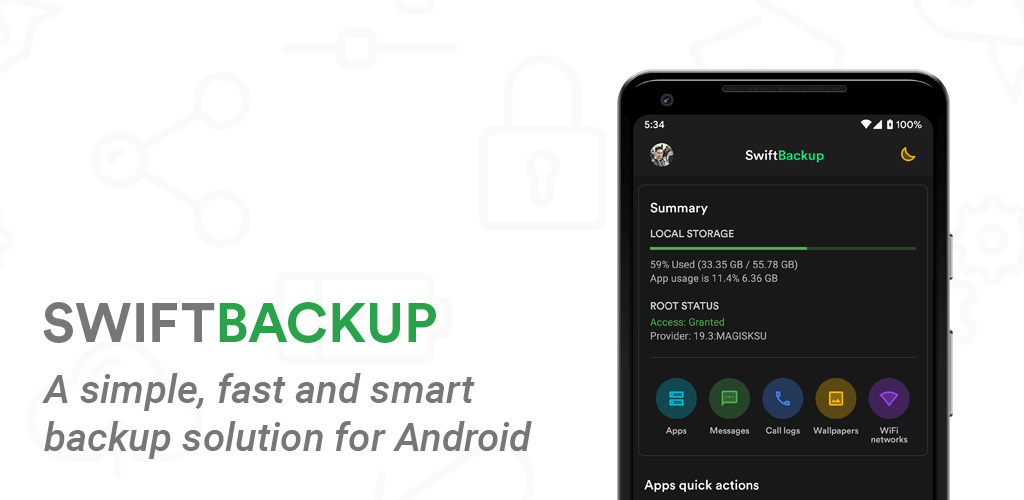 دانلود Swift Backup Full 3.5.3 – برنامه پشتیبان گیری سریع و کارآمد اندروید!