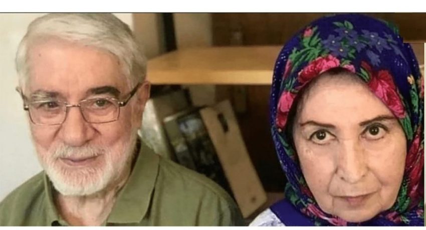 حضور میرحسین موسوی در منزل یکی از اقوام/ عکس