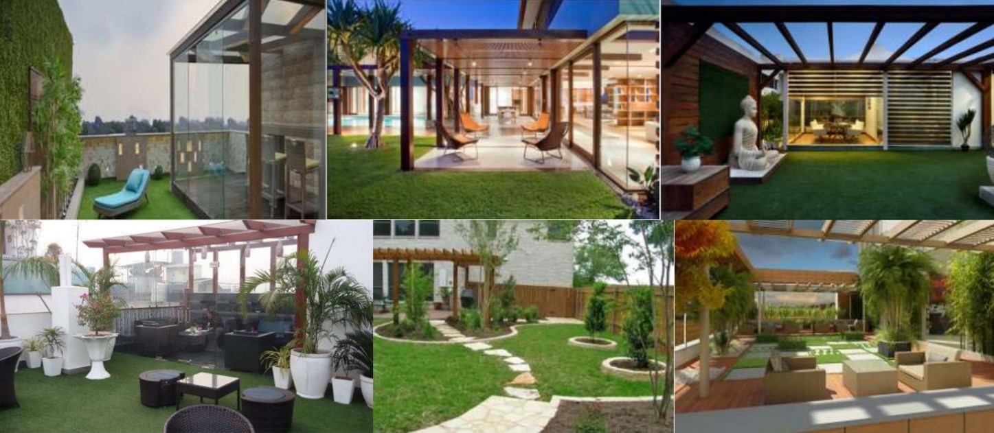 شش طرح برای تراس گل آپارتمانی