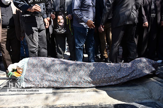 مجموعه تصاویر مراسم خاکسپاری زنده یاد عزت الله مهرآوران