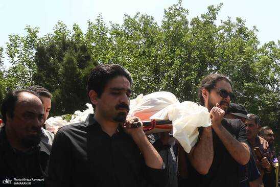 خاکسپاری حسین زمان خاکسپاری حسین زمان