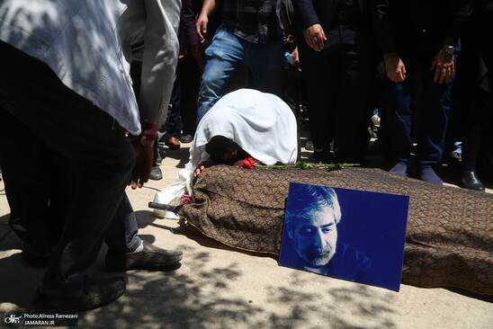 خاکسپاری حسین زمان خاکسپاری حسین زمان