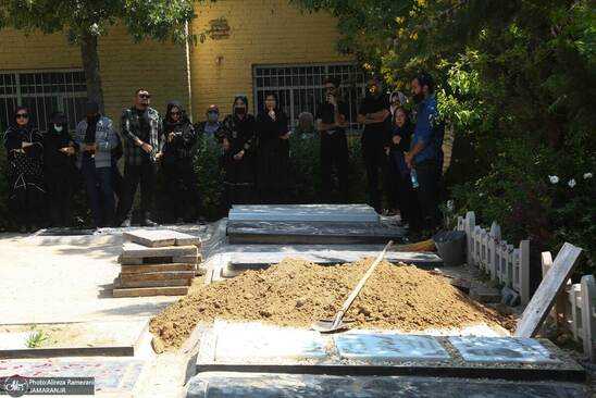 خاکسپاری حسین زمان خاکسپاری حسین زمان