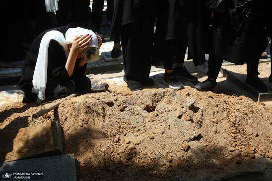 خاکسپاری حسین زمان خاکسپاری حسین زمان