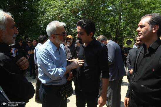 خاکسپاری حسین زمان خاکسپاری حسین زمان