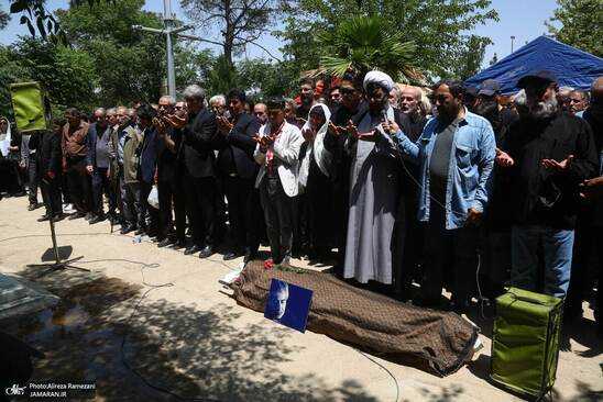 خاکسپاری حسین زمان خاکسپاری حسین زمان