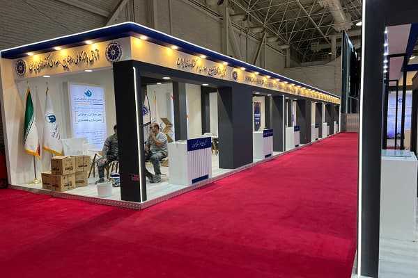 طراحی غرفه نمایشگاهی مدرن بین المللی