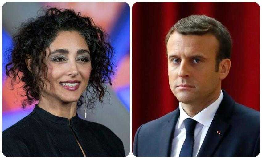 شایعه رابطه عاشقانه گلشیفته فراهانی بازیگر و امانوئل مکرون رئیس جمهور فرانسه!