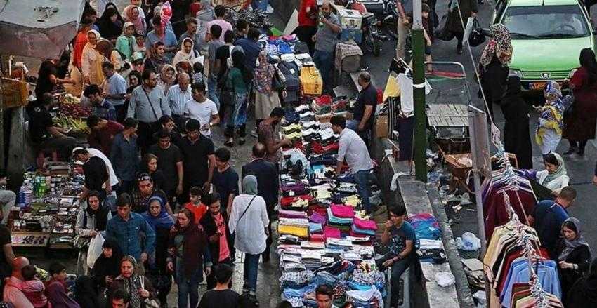 برخورد نیروی انتظامی با مافیای دستفروشی چهارراه ولیعصر