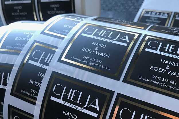 انواع لیبل متالایز