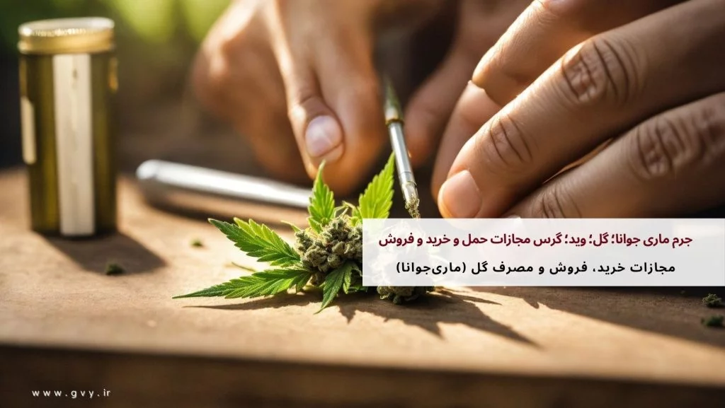 مجازات مصرف مواد مخدر گل + بررسی مجازات خرید، حمل و قاچاق مواد مخدر گل 