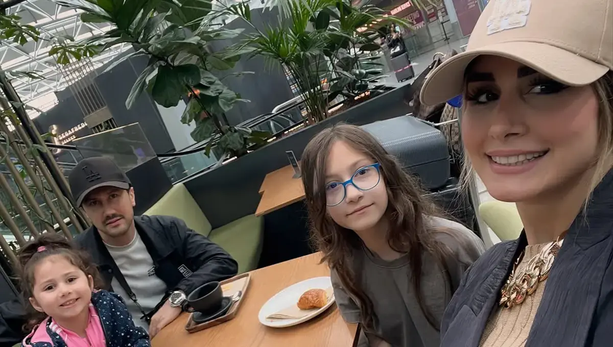 همسر شاهرخ استخری با عکس خانوادگی: نذاریم حسرت شه