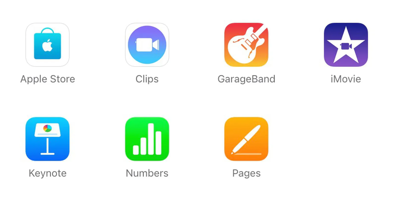 آیکون‌های iOS 26 با طراحی شیشه‌ای در وب‌سایت اپل!