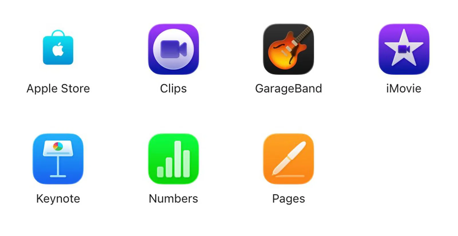 آیکون‌های iOS 26 با طراحی شیشه‌ای در وب‌سایت اپل!