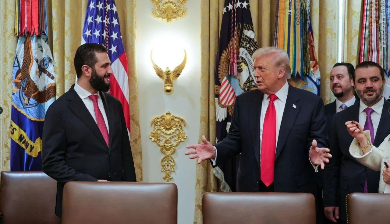 دیدار جولانی با ترامپ در کاخ سفید (عکس)