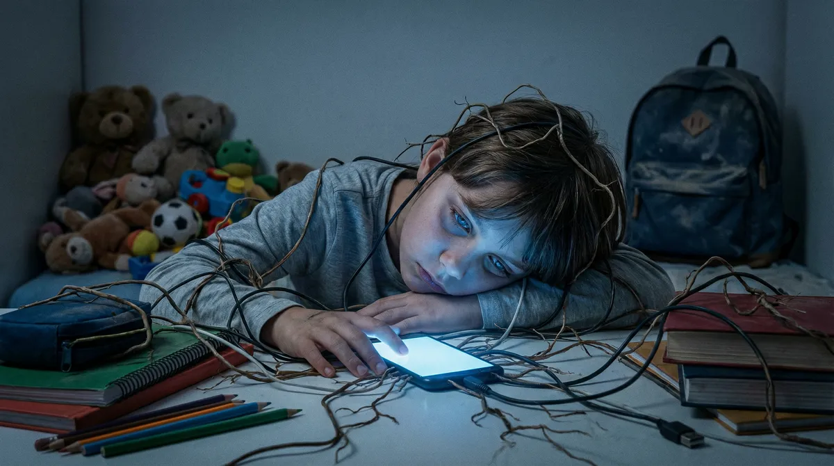 مضرات استفاده مداوم از تلفن همراه برای دانش‌آموزان ۷ تا ۱۲ سال