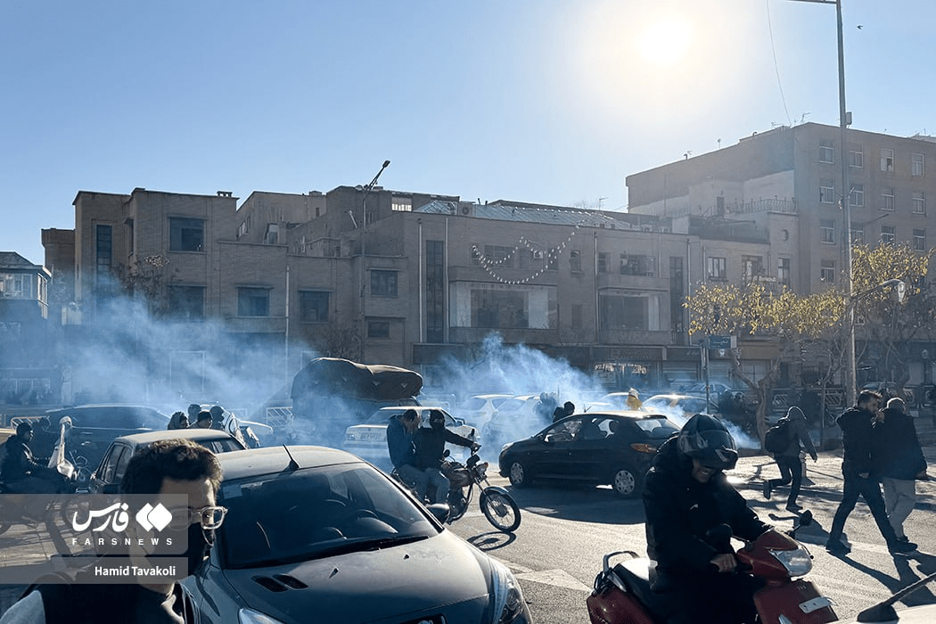 تجمع امروز خیابان لالهزار و مرکز تهران