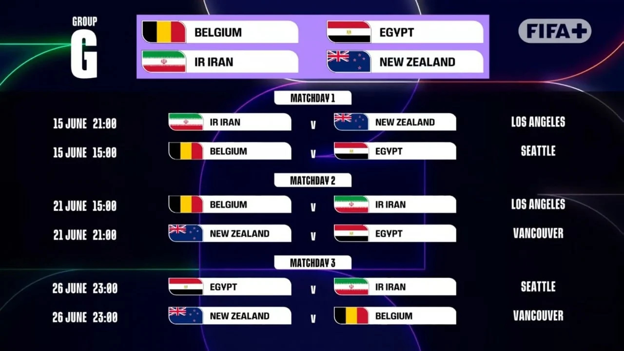 فیفا زمان و مکان دقیق مسابقات ایران را مشخص کرد