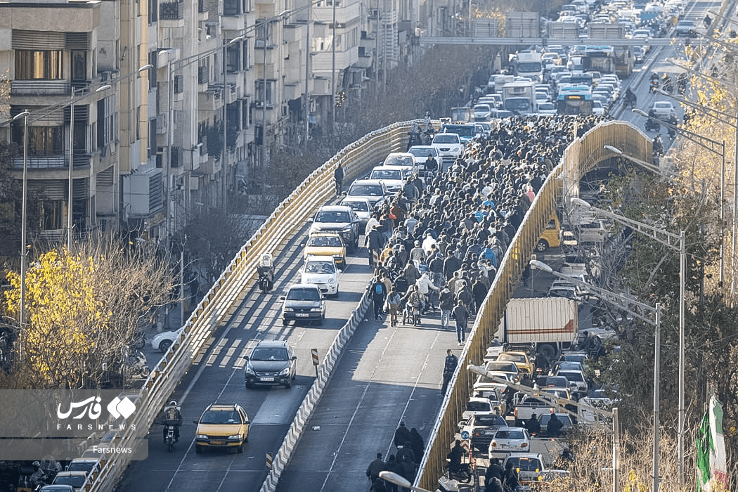 تجمع امروز خیابان لالهزار و مرکز تهران