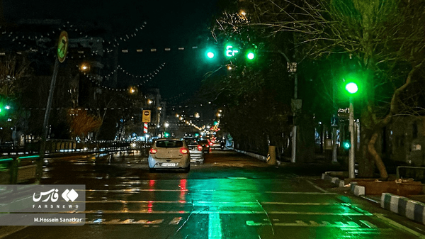 وضعیت خیابانهای پایتخت در شامگاه چهارشنبه ۲۴ دی ماه