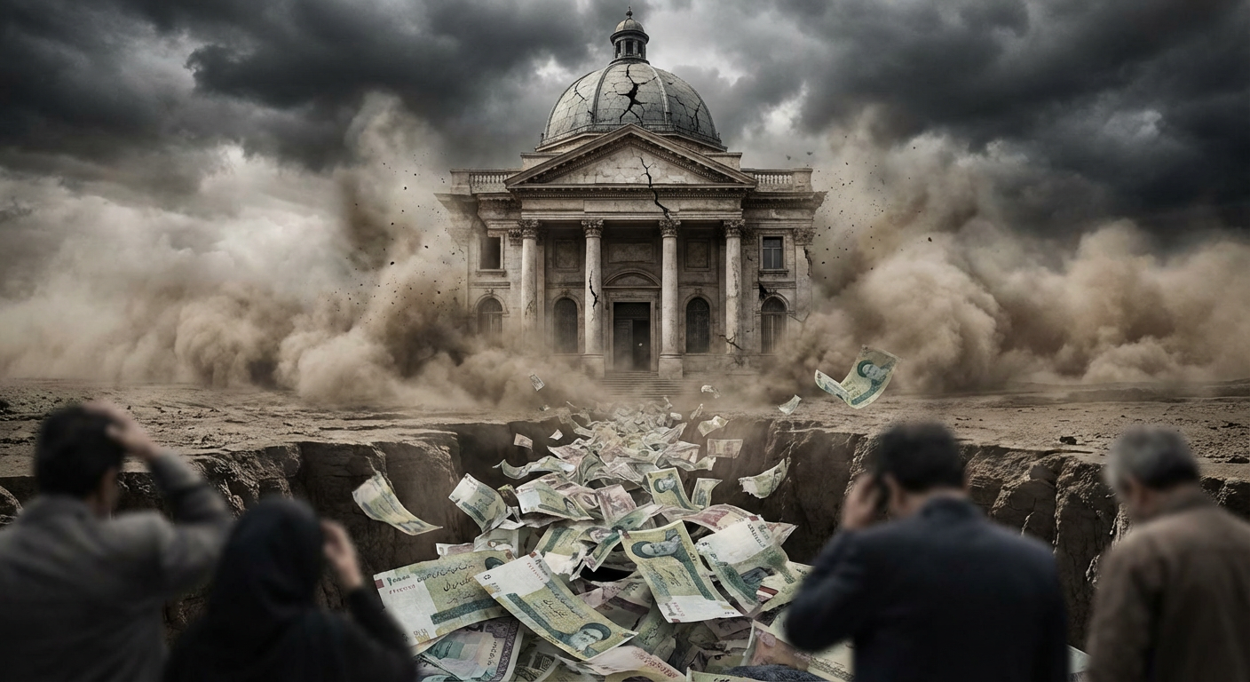 گزارش ویژه: کالبدشکافی یک سقوط؛ چگونه «فرزین» ریال را به مسلخ برد و زمین سوخته تحویل «همتی» داد؟ 💣