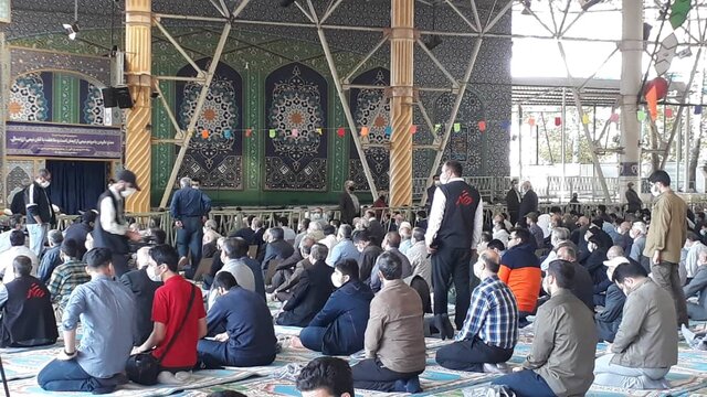 مراسم نمازجمعه تهران بعد از ۲۰ ماه وقفه مراسم نمازجمعه تهران بعد از ۲۰ ماه وقفه