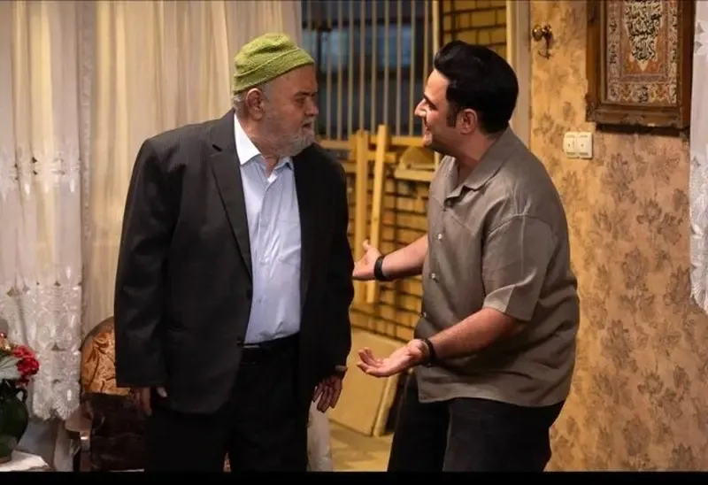 ظاهر جدید اکبر عبدی در یک سریال تلویزیونی (عکس)