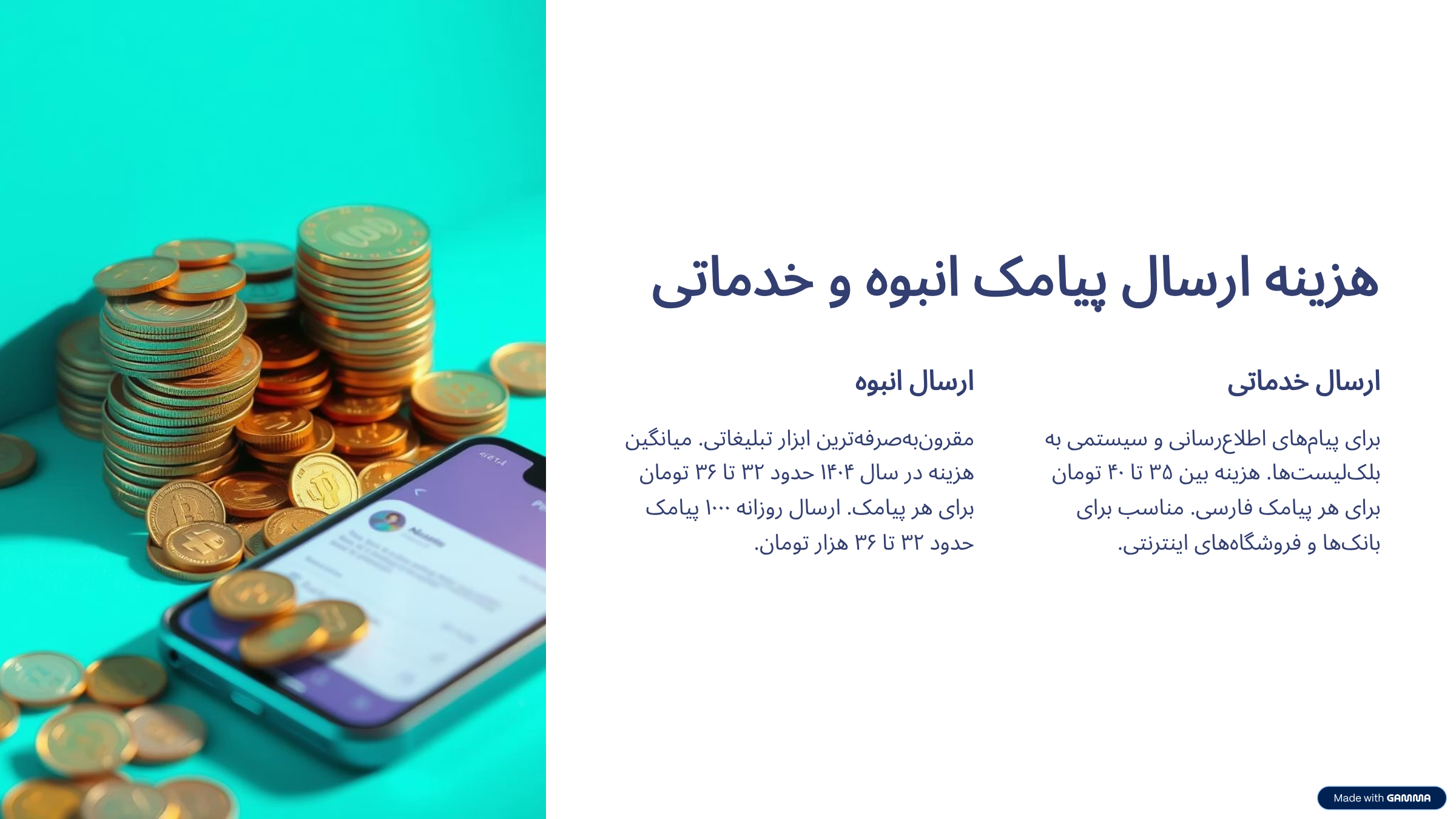 مقایسه هزینه پنل اس ام اس تبلیغاتی و تعرفه های پنل پیامکی در سال ۱۴۰۴
